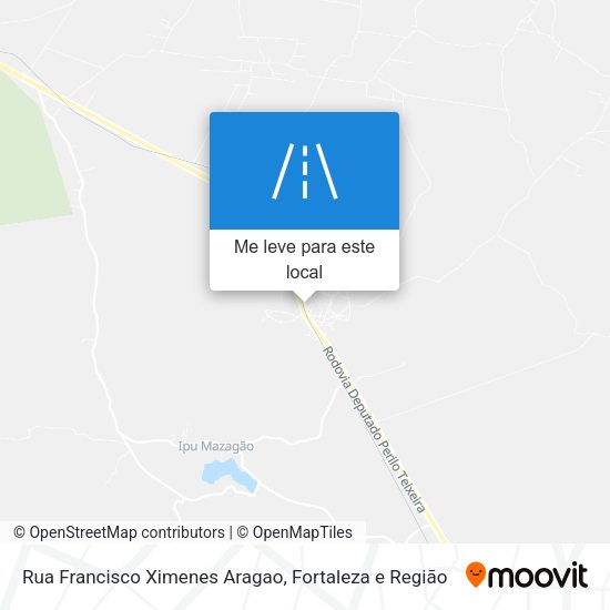 Rua Francisco Ximenes Aragao mapa