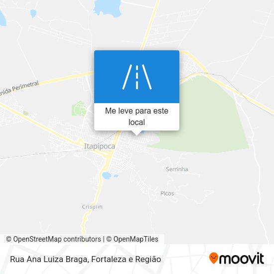 Rua Ana Luiza Braga mapa