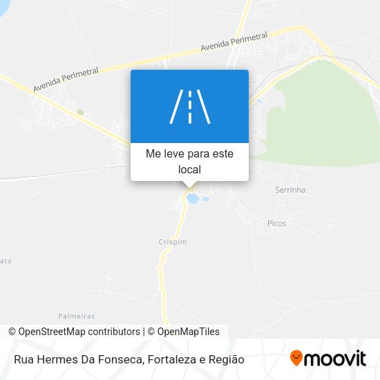 Rua Hermes Da Fonseca mapa