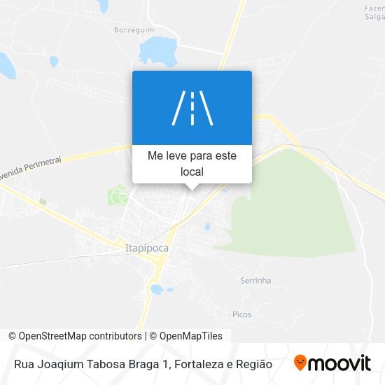 Rua Joaqium Tabosa Braga 1 mapa