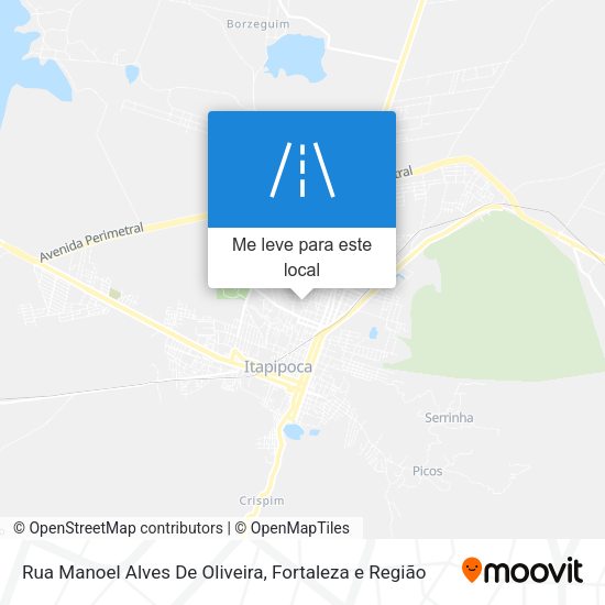 Rua Manoel Alves De Oliveira mapa