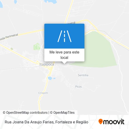 Rua Joana Da Araujo Farias mapa