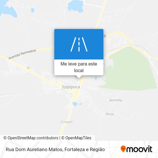 Rua Dom Aureliano Matos mapa