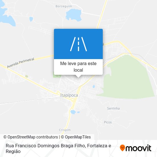 Rua Francisco Domingos Braga Filho mapa