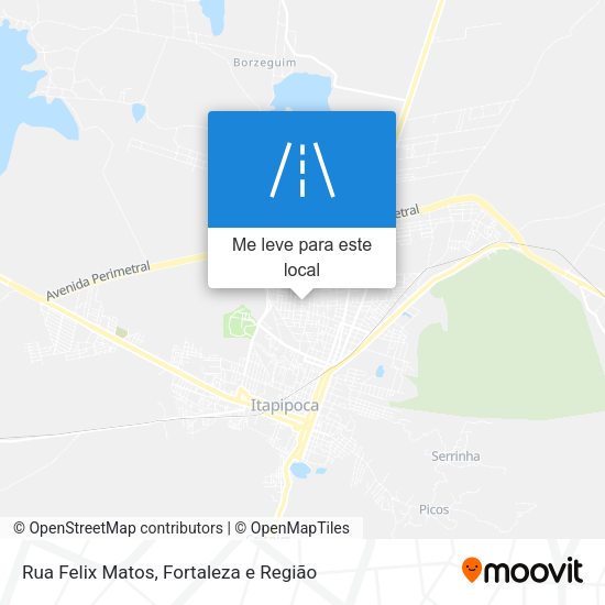 Rua Felix Matos mapa
