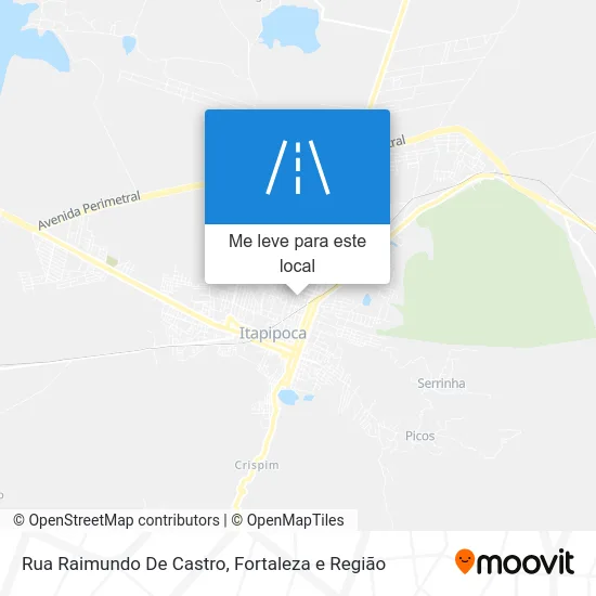 Rua Raimundo De Castro mapa
