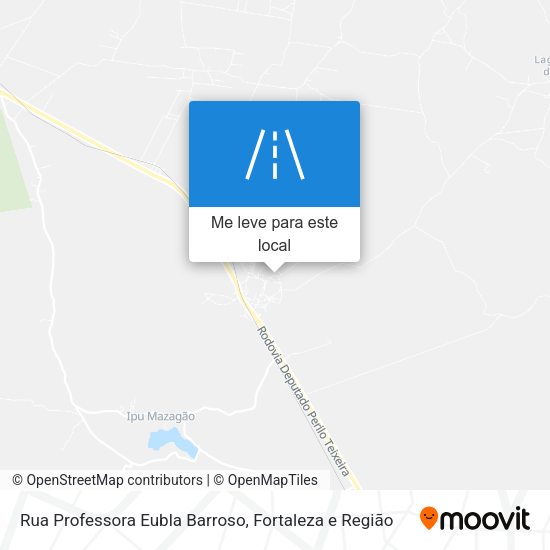 Rua Professora Eubla Barroso mapa