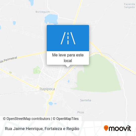 Rua Jaime Henrique mapa