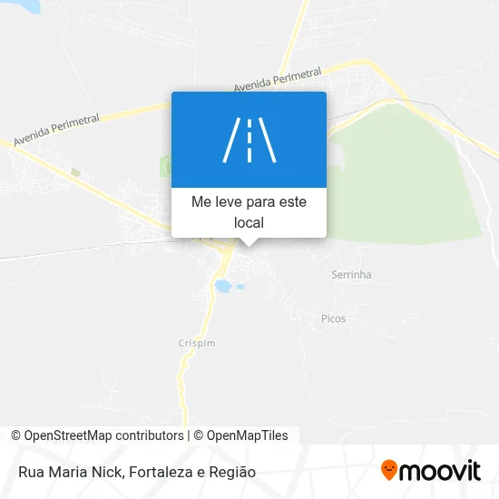 Rua Maria Nick mapa