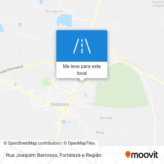 Rua Joaquim Barrosso mapa
