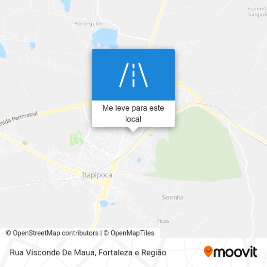 Rua Visconde De Maua mapa