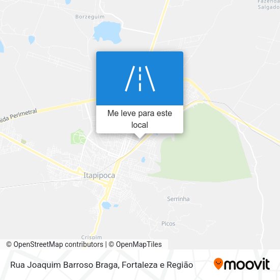 Rua Joaquim Barroso Braga mapa