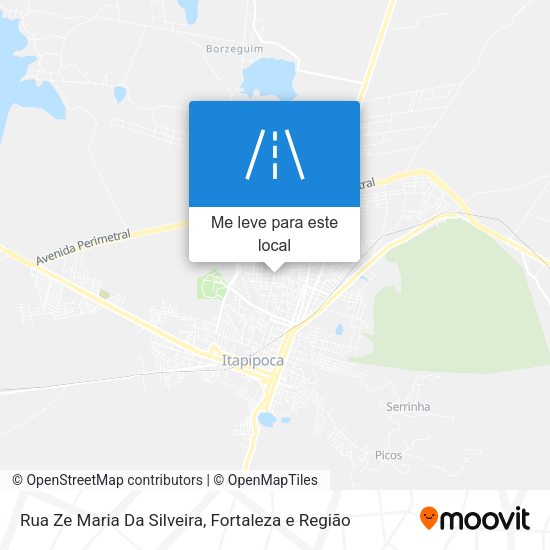 Rua Ze Maria Da Silveira mapa