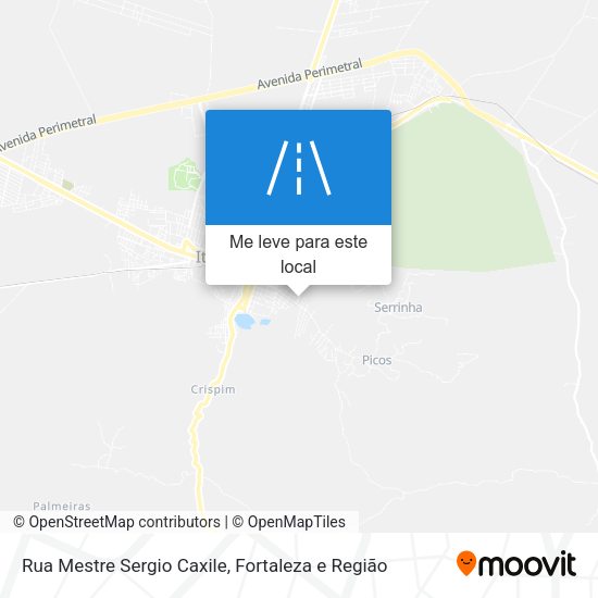 Rua Mestre Sergio Caxile mapa