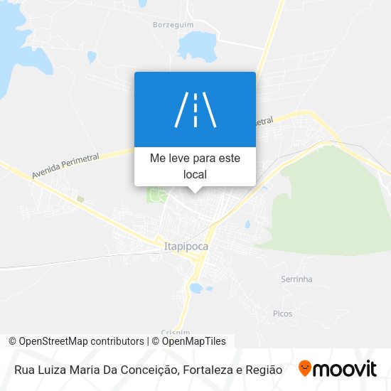 Rua Luiza Maria Da Conceição mapa