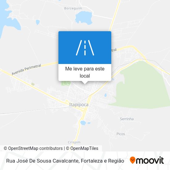 Rua José De Sousa Cavalcante mapa