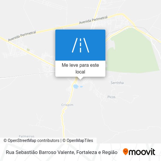 Rua Sebastião Barroso Valente mapa