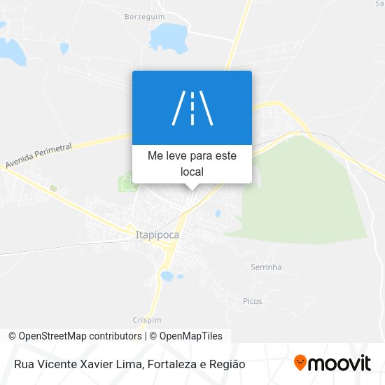 Rua Vicente Xavier Lima mapa