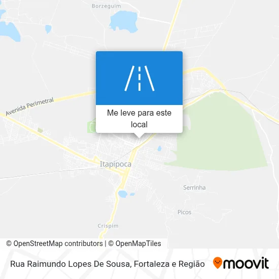 Rua Raimundo Lopes De Sousa mapa