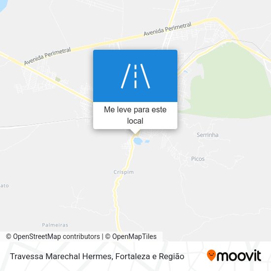 Travessa Marechal Hermes mapa