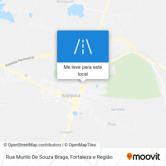 Rua Murilo De Souza Braga mapa