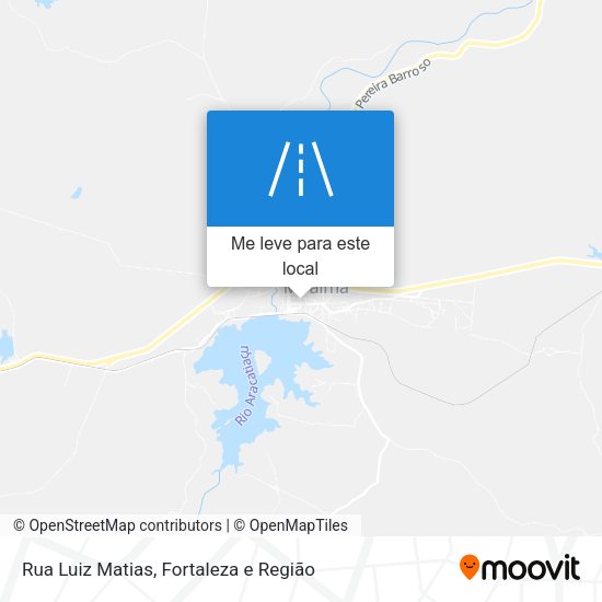 Rua Luiz Matias mapa