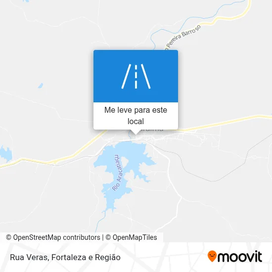 Rua Veras mapa