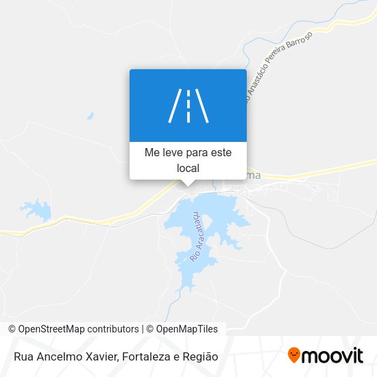 Rua Ancelmo Xavier mapa