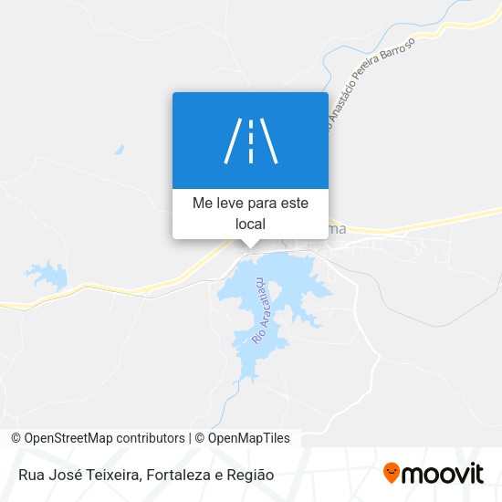 Rua José Teixeira mapa