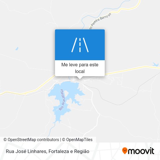 Rua José Linhares mapa