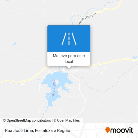 Rua José Lima mapa