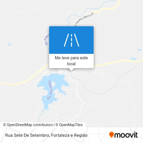 Rua Sete De Setembro mapa