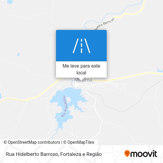 Rua Hidelberto Barroso mapa