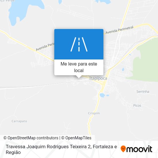Travessa Joaquim Rodrigues Teixeira 2 mapa