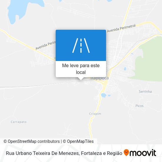 Rua Urbano Teixeira De Menezes mapa