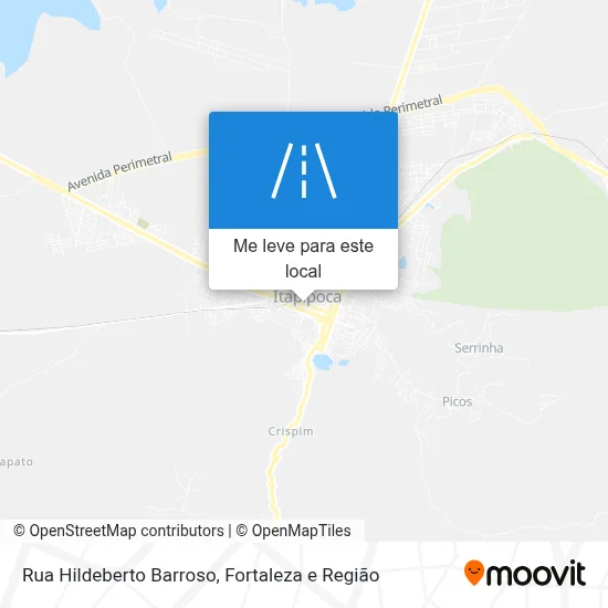 Rua Hildeberto Barroso mapa