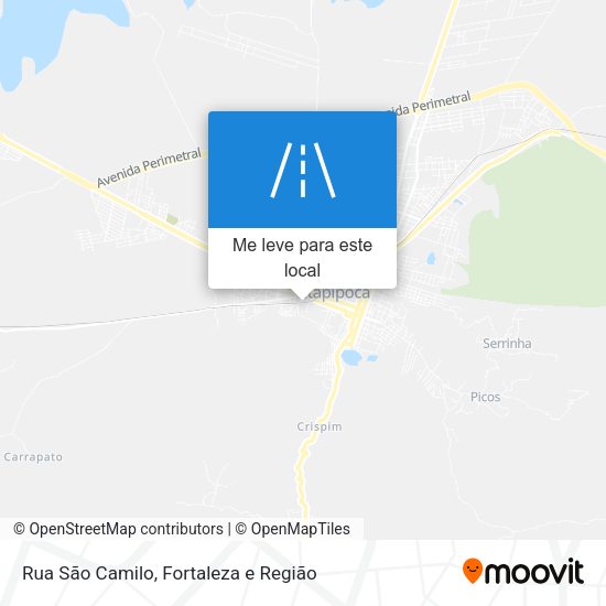 Rua São Camilo mapa