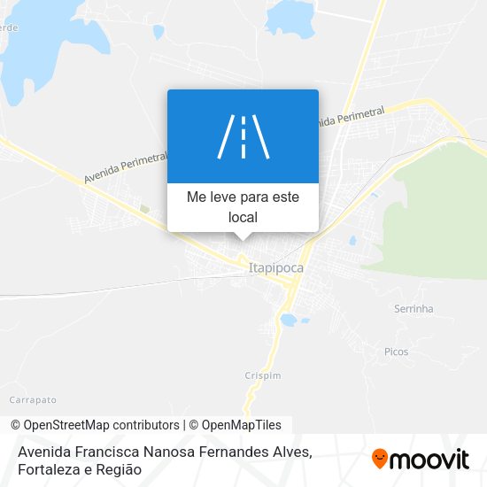 Avenida Francisca Nanosa Fernandes Alves mapa