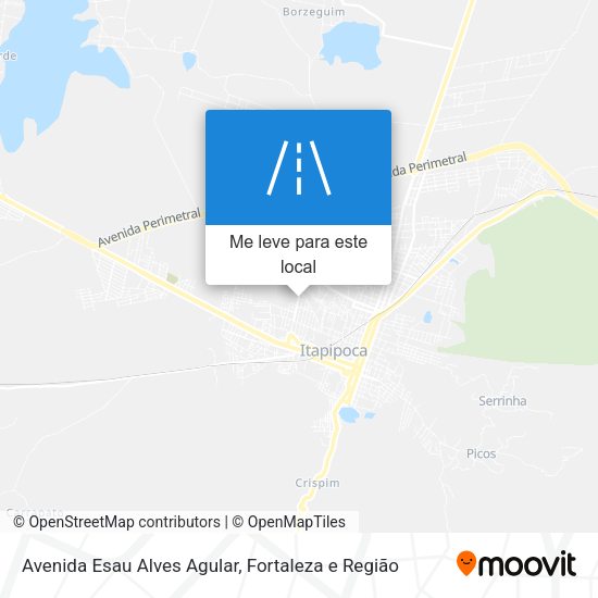Avenida Esau Alves Agular mapa