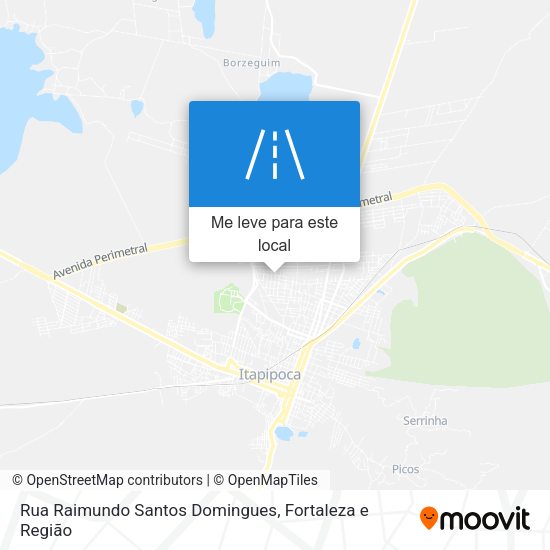 Rua Raimundo Santos Domingues mapa