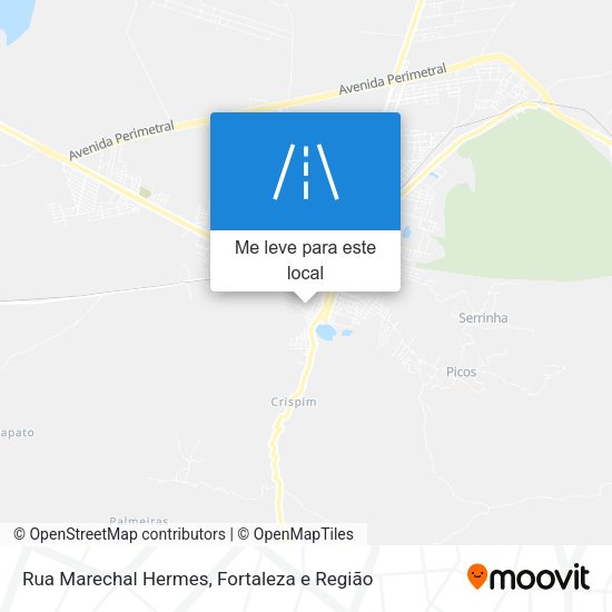 Rua Marechal Hermes mapa