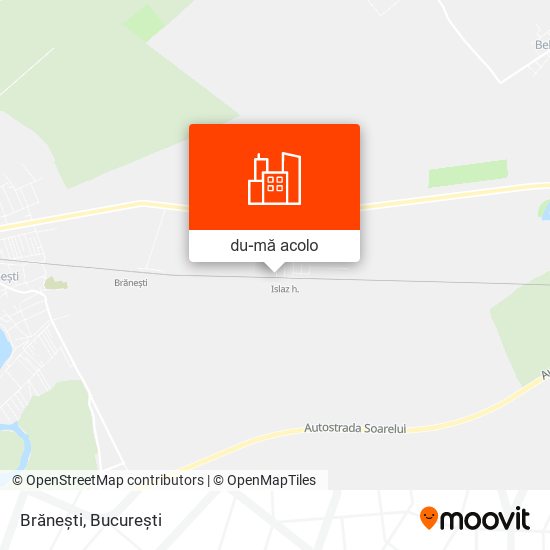 Hartă Brănești