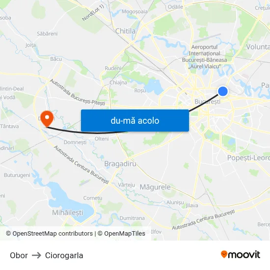 Harta de Obor către Ciorogarla