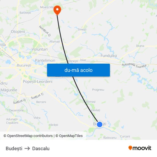 Harta de Budești către Dascalu