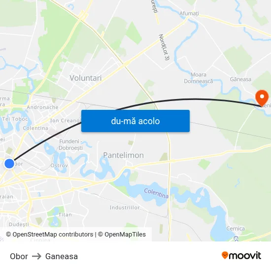 Harta de Obor către Ganeasa