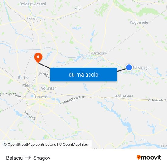 Harta de Balaciu către Snagov