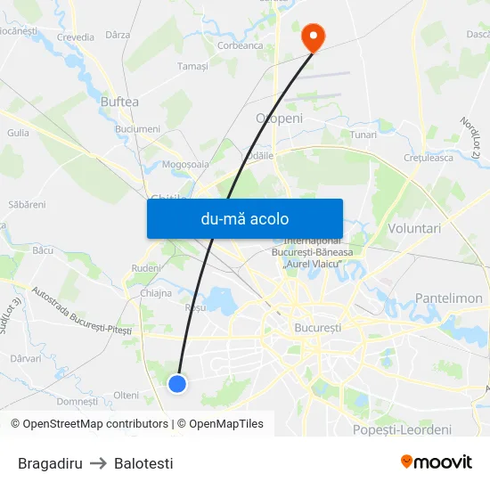 Harta de Bragadiru către Balotesti