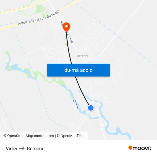 Harta de Vidra către Berceni