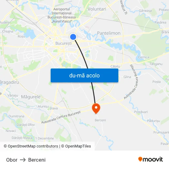 Harta de Obor către Berceni