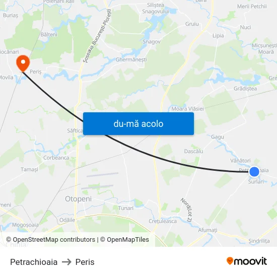 Harta de Petrachioaia către Peris